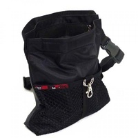 Black Dog Treat Pouch - Maxi - Black