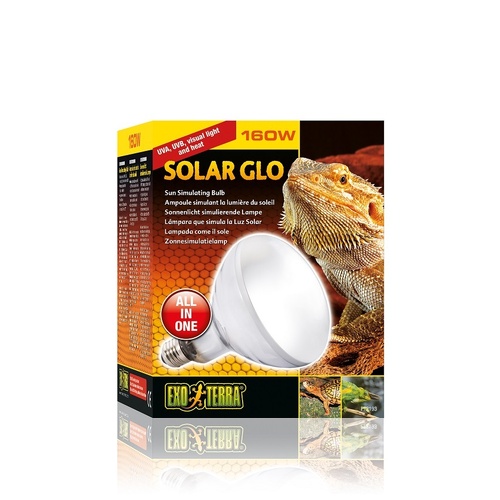 Exo Terra Solar Glo Sun Simulating Bulb for Reptiles - 160 Watt