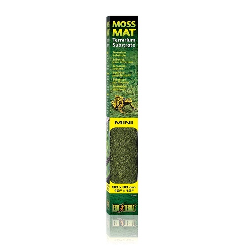 Exo Terra Moss Mat Reptile Terrarium Substrate - Mini (30x30cm)