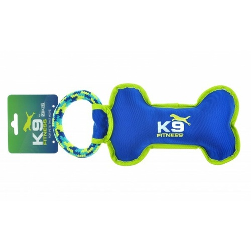K9 Fitness Tough Nylon Dog Bone Tugg - 9x33cm