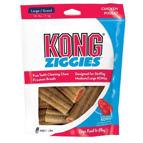 KONG Ziggies Dog Treats - Large - 198g