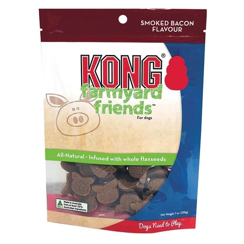 KONG Dog Farmyard Friends Smoked Bacon Flavour - 200g
