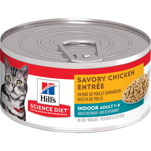 Hill's Science Diet Feline Adult Indoor Cat Can - 156g