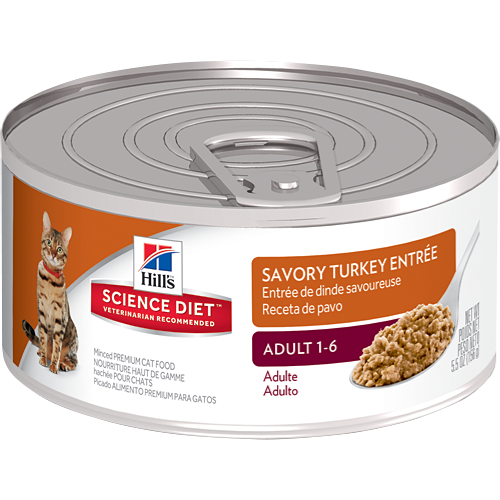 Hill's Science Diet Feline Adult Savory Turkey Entree - 156g