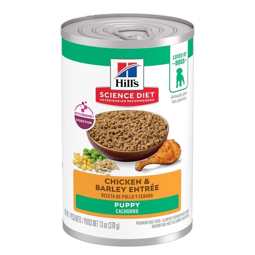 Hill's Science Diet Puppy Chicken & Barley Entree - 370g