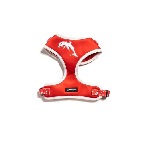 The Dolphins NRL Dog Harness - Extra Small (Neck: 29-36cm - Chest: 36-48cm)