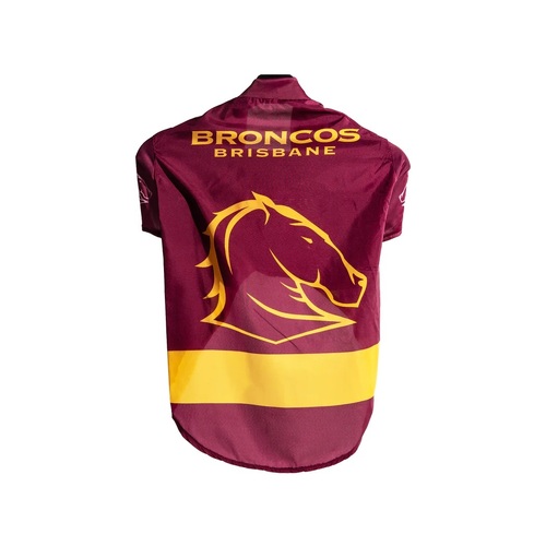 Brisbane Broncos NRL Dog Jersey - Small (35-38cm)