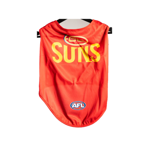 Gold Coast Suns AFL Dog Jersey - Extra Small (30-33cm)