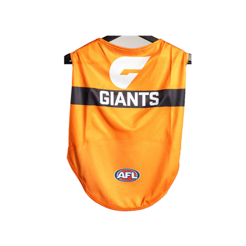 GWS Giants AFL Dog Jersey - Extra Small (30-33cm)