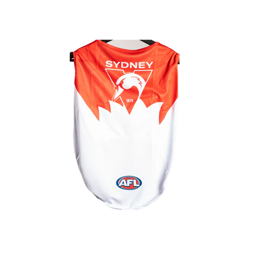 Sydney Swans AFL Dog Jersey - Large (48-49.5cm)