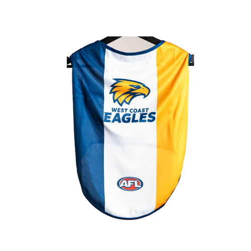 West Coast Eagles AFL Dog Jersey - Extra Small (30-33cm)