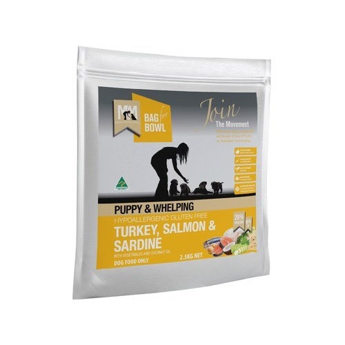 Meals for Mutts Puppy Turkey, Salmon & Sardine - 2.5kg