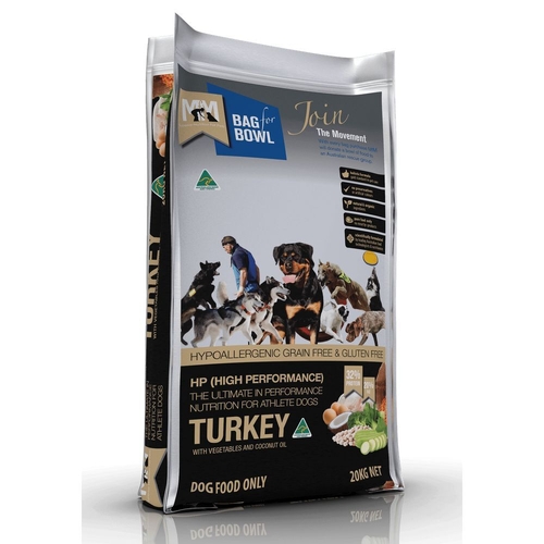 Meals for Mutts High Performance Grain Free Turkey - 20kg