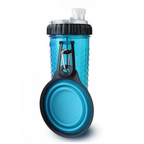 Popware Snack Cup Travel Cup - 2 x 360ml (Blue)