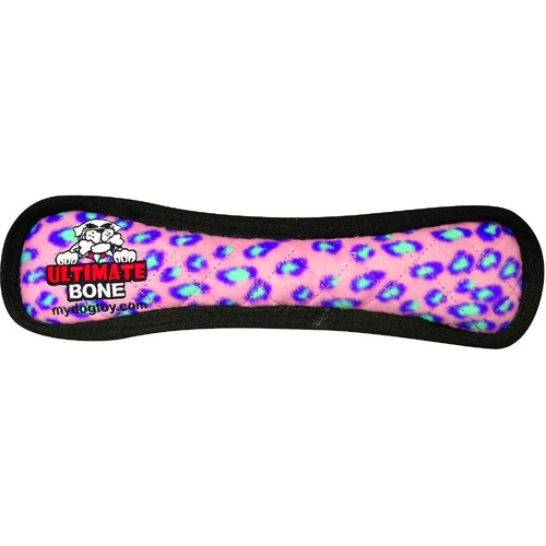 Tuffy Ultimate Bone - Pink Leopard