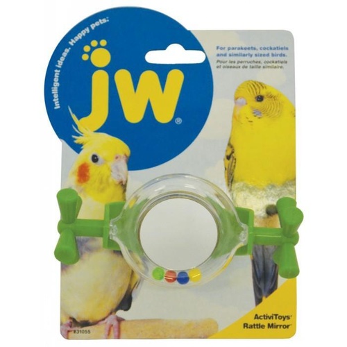 JW Insight Rattle Mirror Bird Toy