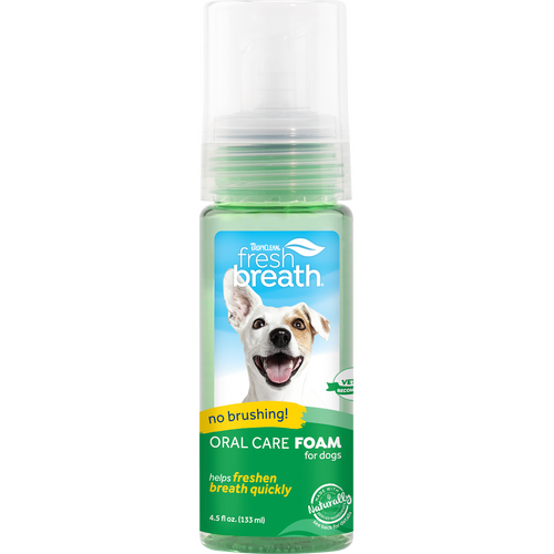 Tropiclean Fresh Breath Oral Care Foam - Fresh Mint - 133ml