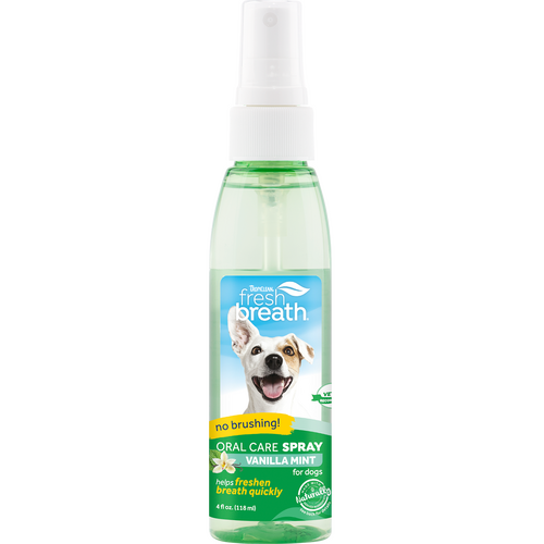 Tropiclean Fresh Breath Oral Spray - Vanilla Mint - 133ml