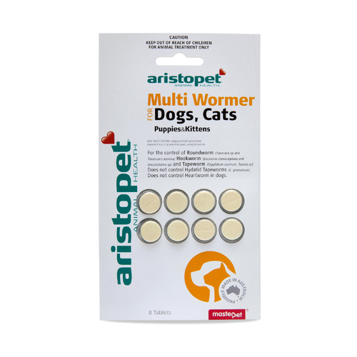 Aristopet All Wormer for Dog/Cats/Puppies/Kittens - 8 Tablets