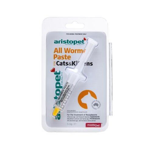Aristopet All Wormer Paste for Cats & Kittens - 5.12g