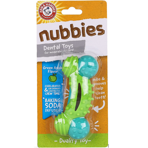 Arm & Hammer Nubbies Dental Dog Toy - Bone