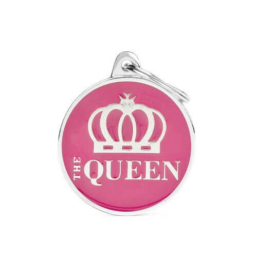 My Family Pet Tag Charm - Queen