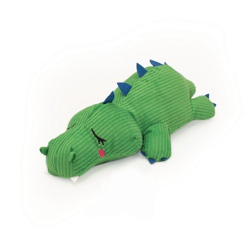 Zippy Paws Snooziez Shhhqueaker Dog Toy - Alligator - 30x14x11cm
