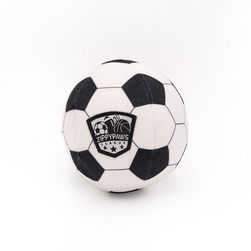 Zippy Paws Sportsballz Dog Toy - Soccer Ball (16.5cm)