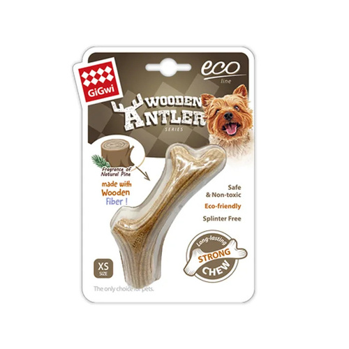 GiGwi Wooden Antler - X-Small (10cm)