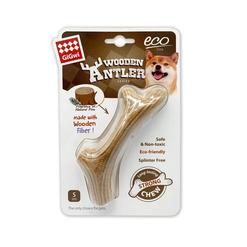 GiGwi Wooden Antler - Small (15cm)