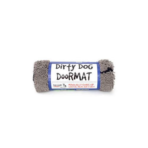 DGS Dirty Doormat for Dogs - Small - Grey