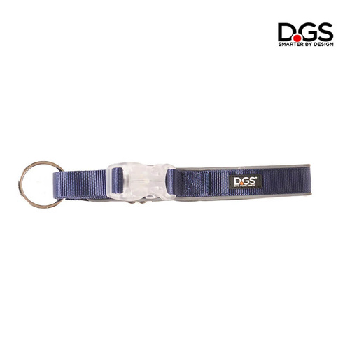 DGS LED Safety Collar - Small (1.5mm x 34-41cm) - Navy