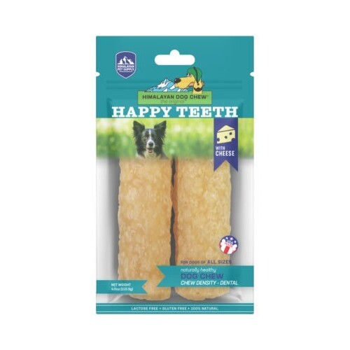 Himalayan Dog Chew Happy Teeth with Cheese - 113.3g (2 Pack)