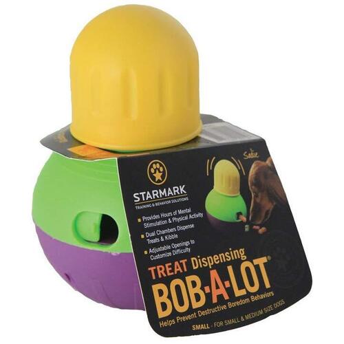 Bob-A-Lot Dog Toy Treat Dispenser - Mini (Small)