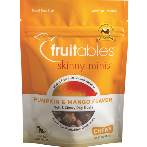 Fruitables Skinny Minis Pumpkin & Mango Flavour Dog Treats - 141.7g