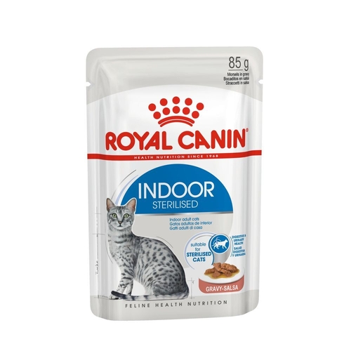 Royal Canin Feline Indoor in Gravy Pouch - 85g