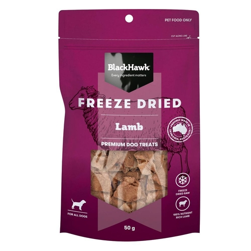 Black Hawk Freeze Dried Lamb - 50g
