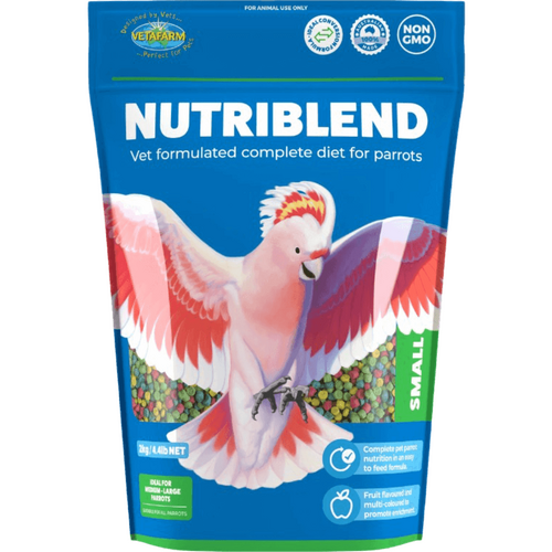 Vetafarm Nutriblend Parrot Pellets - Small - 2kg