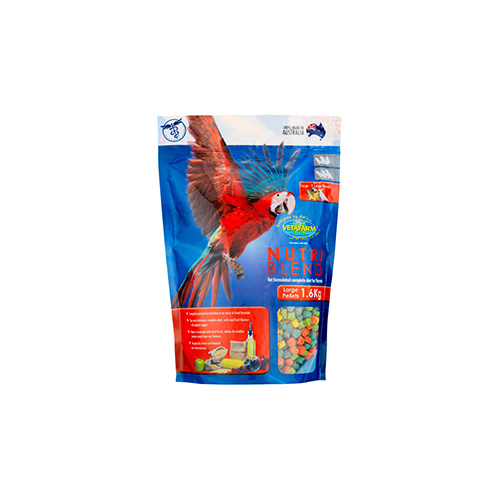 Vetafarm Nutriblend Parrot Pellets - Large - 1.6kg