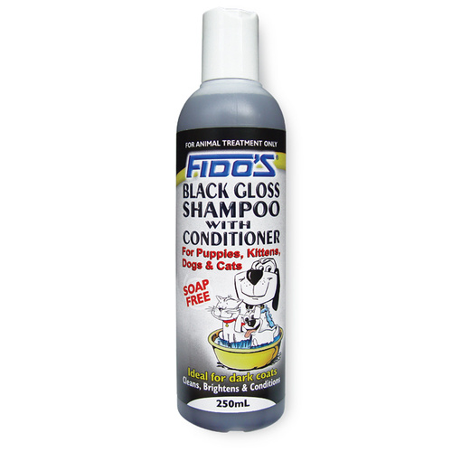 Fido's Black Gloss Shampoo with Conditioner - 1L