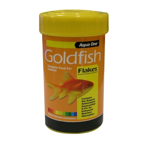 Aqua One Goldfish Flake Food - 24g