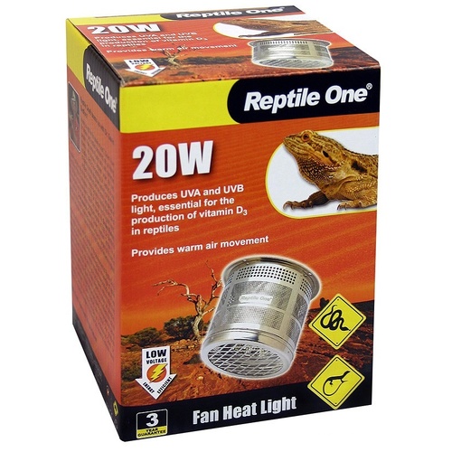 Reptile One Fan Heater for Reptiles - 20W