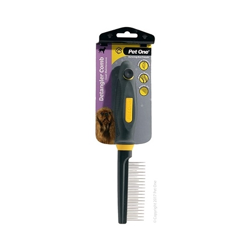 Pet One Medium Pin Dog Comb - 35 Pins