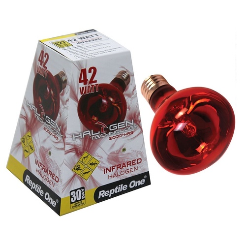 Reptile One Halogen Infrared Heat Lamp (42W Eqv 60W)