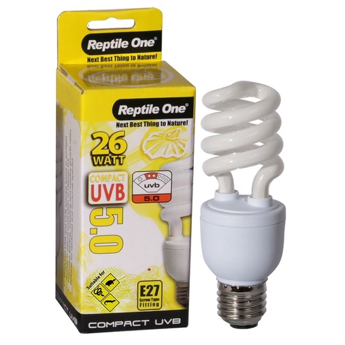 Reptile One Compact UVB Bulb (26 Watt) (UVB 5.0) E27