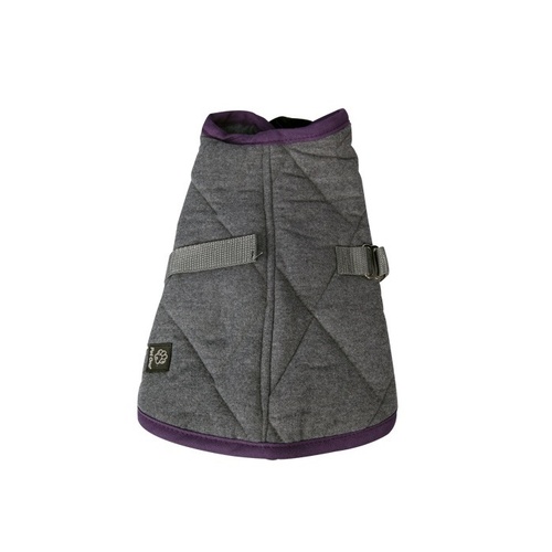 Pet One NightSleeper Dog Coat - 75cm - Grey/Purple