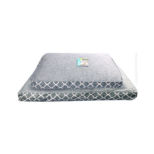 Pet One Dog Bed Mattress - Imperial Grey Merle - Medium (75x50x12cm)