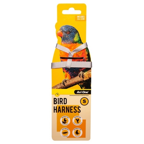 Avi One Bird Harness with Lead - Small