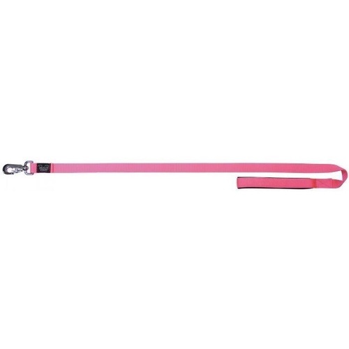 Prestige Pet Soft Padded Nylon Dog Leash - Hot Pink (19mm x 183cm)