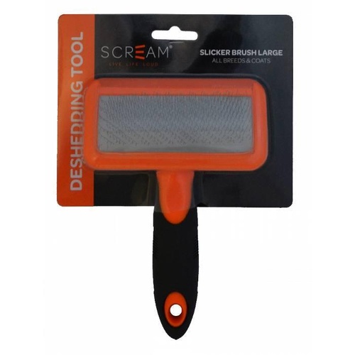 Scream Slicker Brush for Dogs - Large